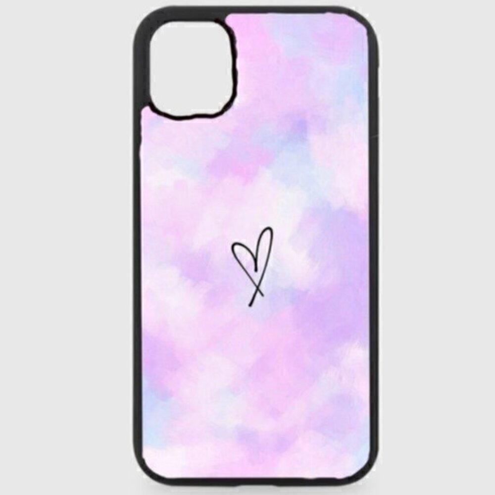 Galaxy Tie-Dye Heart Phone Case